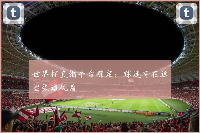世界杯直播平台确定,球迷可在这些渠道观看