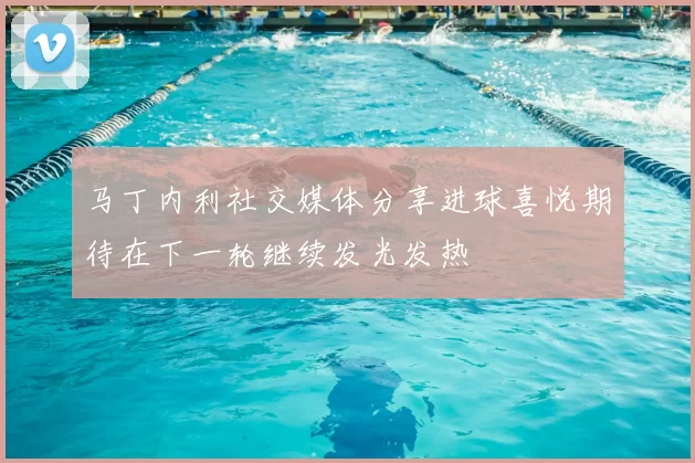 马丁内利社交媒体分享进球喜悦期待在下一轮继续发光发热
